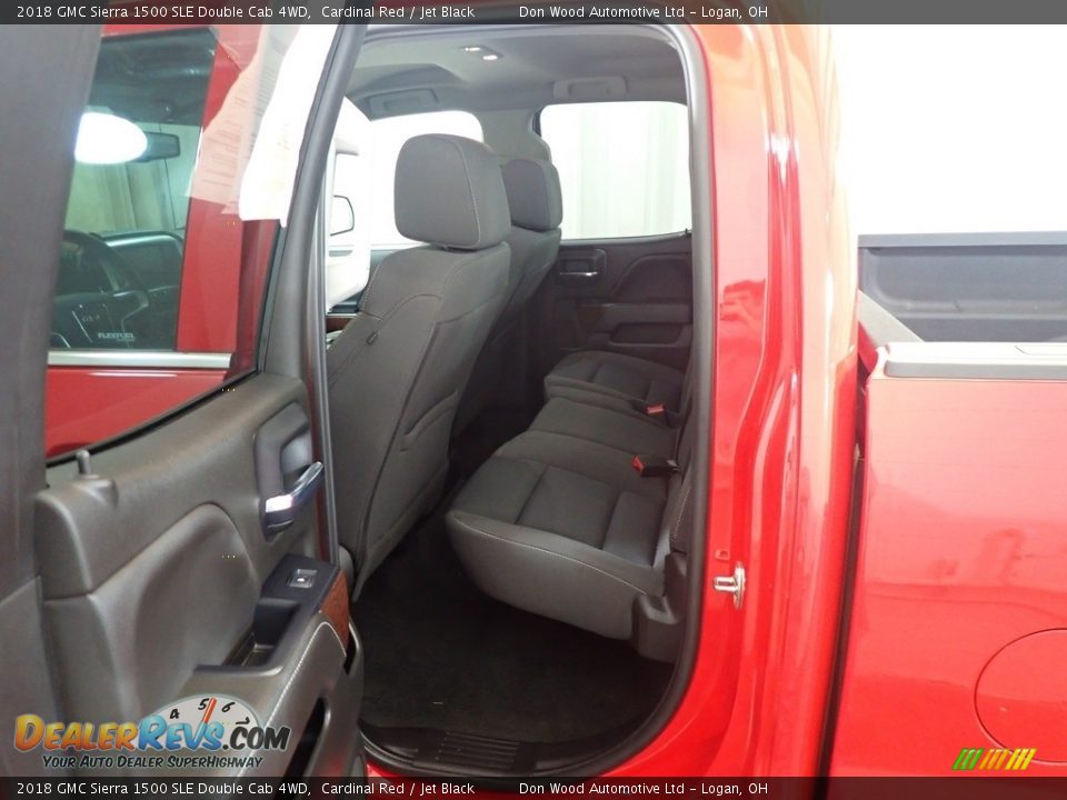 Rear Seat of 2018 GMC Sierra 1500 SLE Double Cab 4WD Photo #31