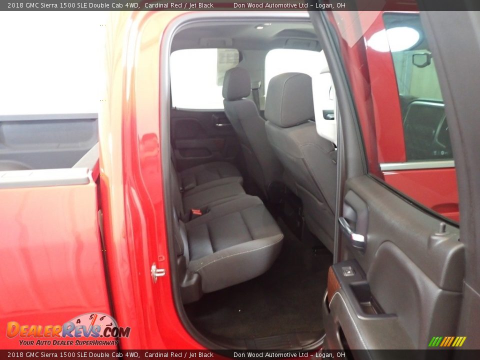 2018 GMC Sierra 1500 SLE Double Cab 4WD Cardinal Red / Jet Black Photo #33