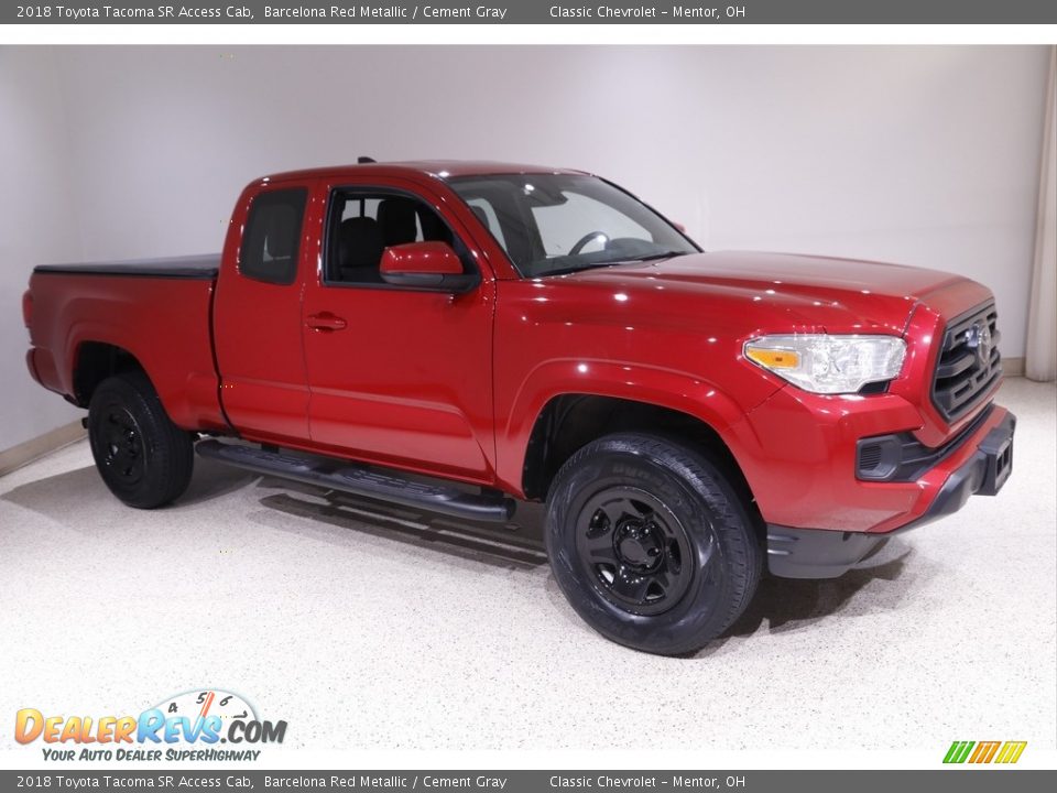 Front 3/4 View of 2018 Toyota Tacoma SR Access Cab Photo #1