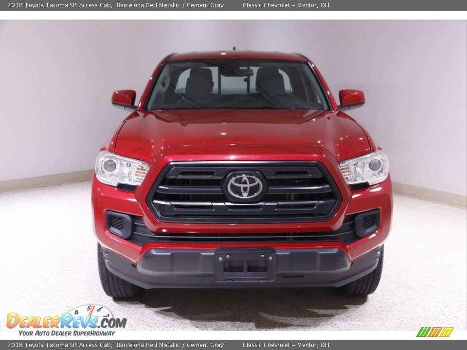 2018 Toyota Tacoma SR Access Cab Barcelona Red Metallic / Cement Gray Photo #2