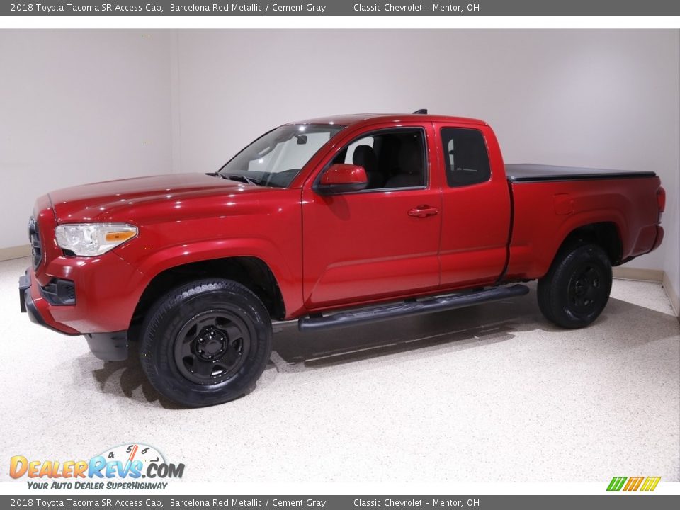 Barcelona Red Metallic 2018 Toyota Tacoma SR Access Cab Photo #3