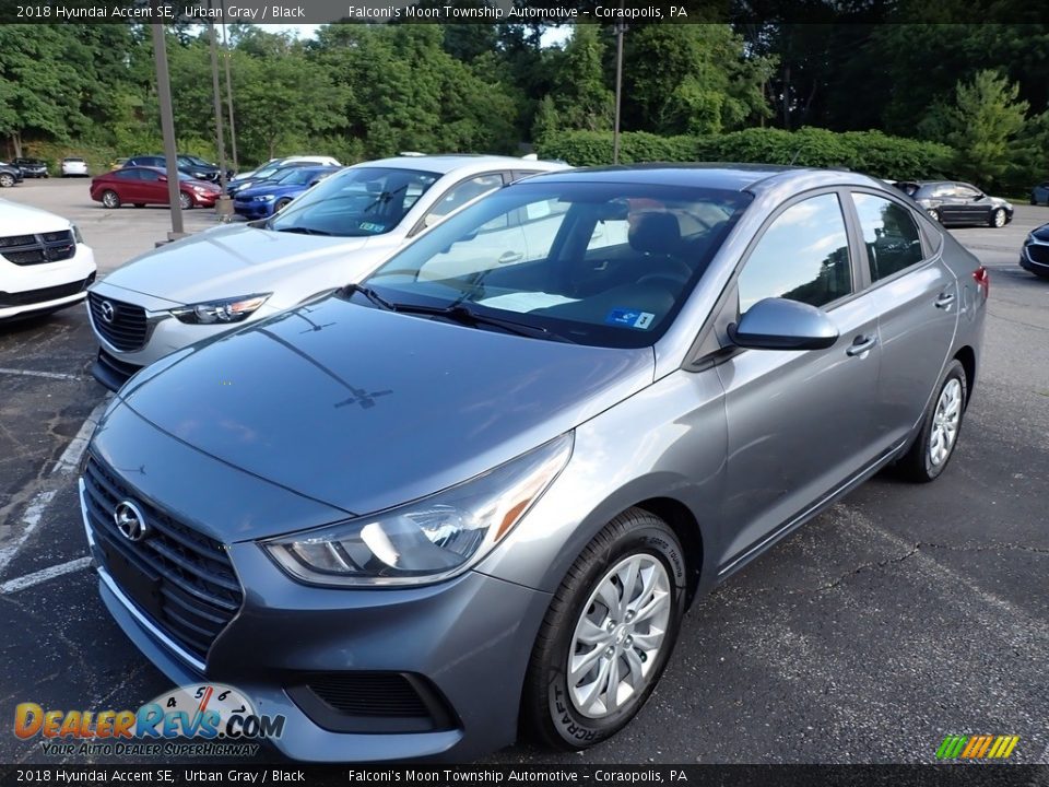 2018 Hyundai Accent SE Urban Gray / Black Photo #1