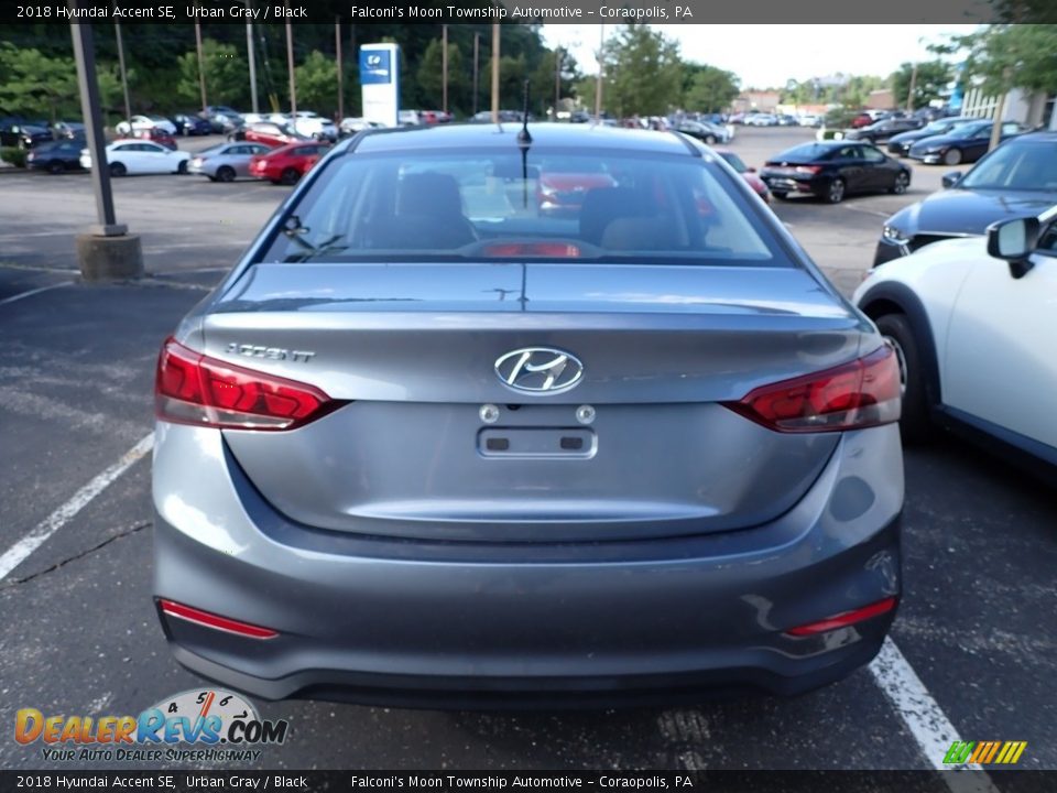 2018 Hyundai Accent SE Urban Gray / Black Photo #3