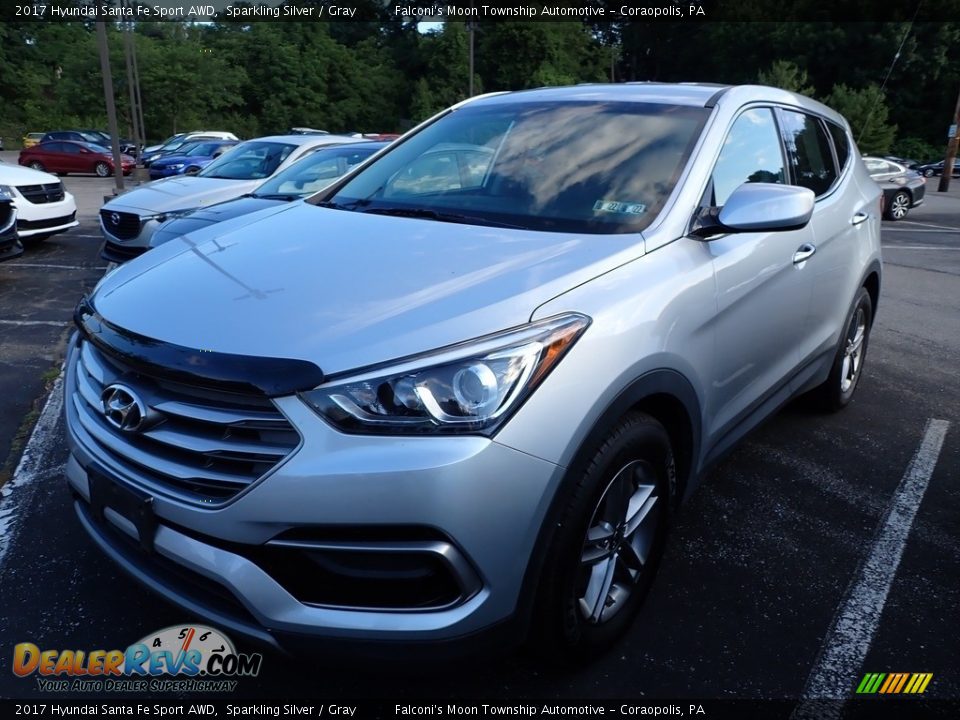 2017 Hyundai Santa Fe Sport AWD Sparkling Silver / Gray Photo #1