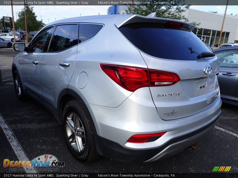 2017 Hyundai Santa Fe Sport AWD Sparkling Silver / Gray Photo #2