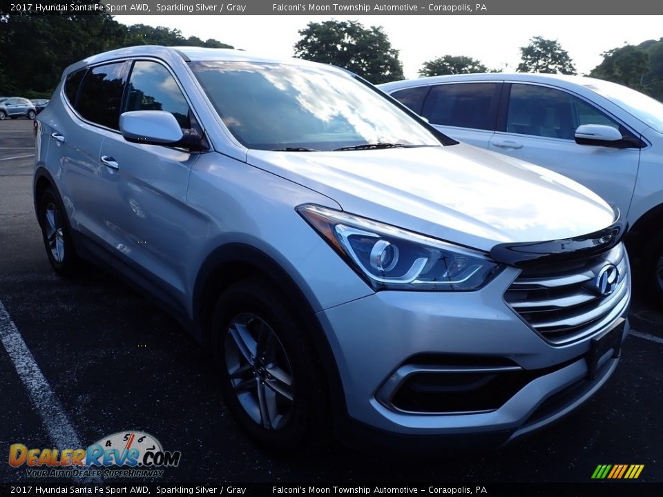 2017 Hyundai Santa Fe Sport AWD Sparkling Silver / Gray Photo #5