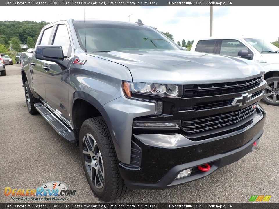 2020 Chevrolet Silverado 1500 LT Trail Boss Crew Cab 4x4 Satin Steel Metallic / Jet Black Photo #3