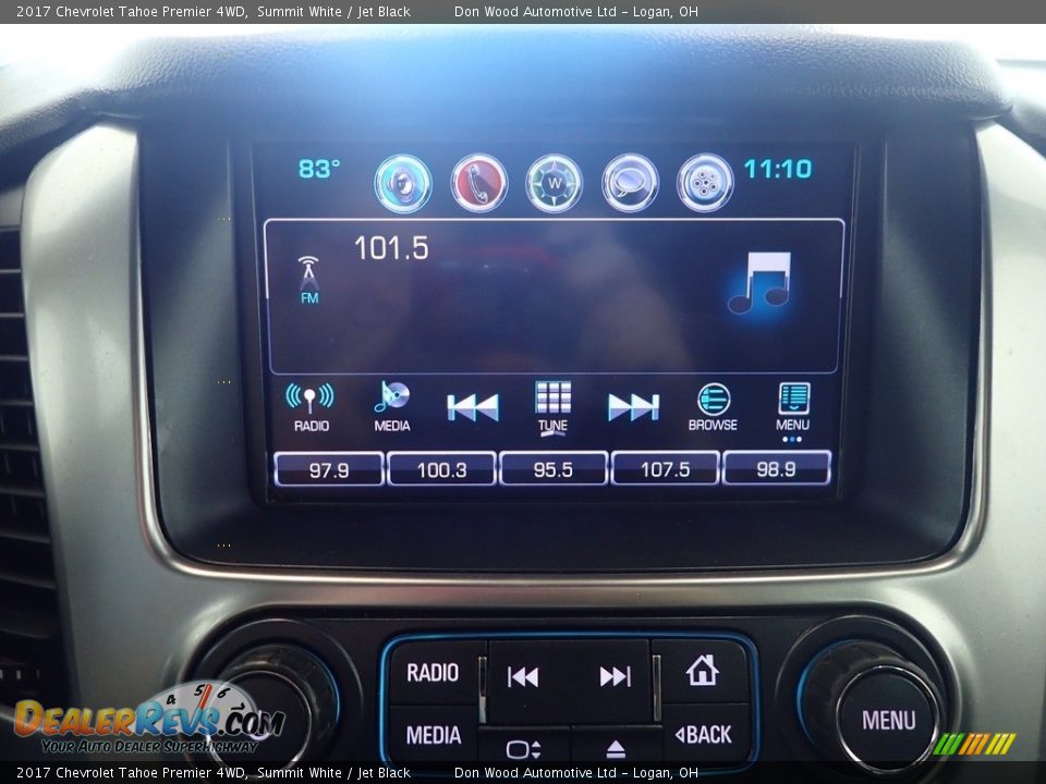 2017 Chevrolet Tahoe Premier 4WD Summit White / Jet Black Photo #27