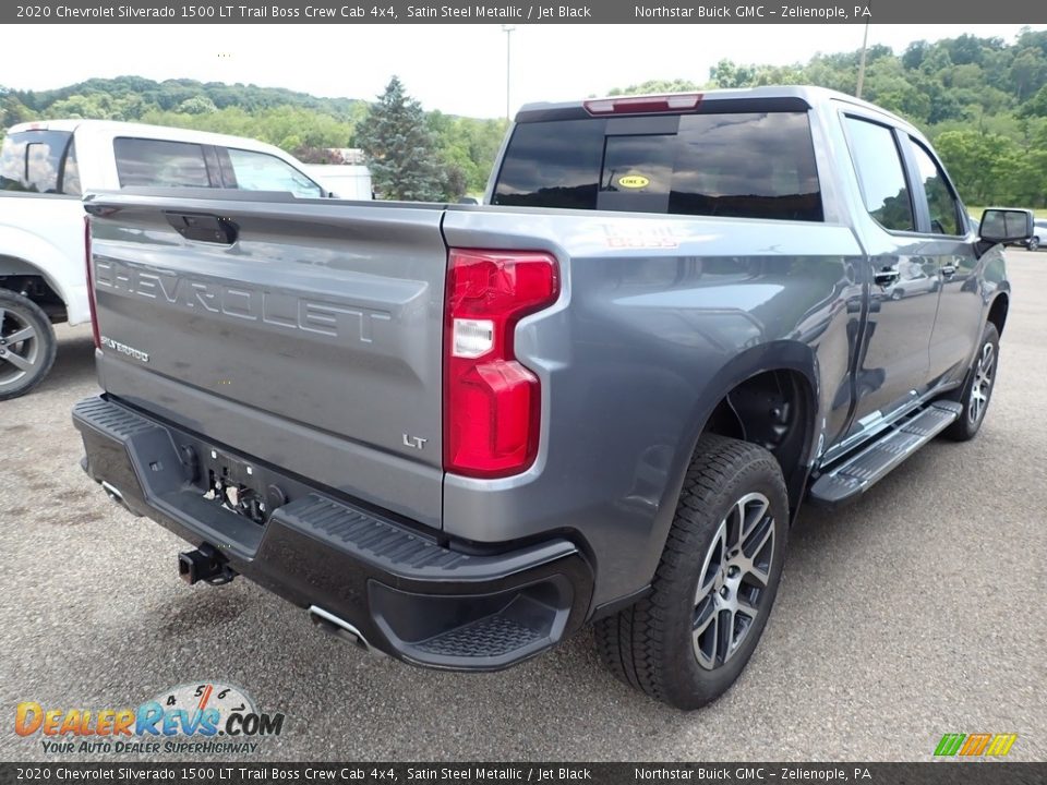 2020 Chevrolet Silverado 1500 LT Trail Boss Crew Cab 4x4 Satin Steel Metallic / Jet Black Photo #7