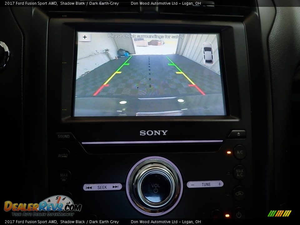 2017 Ford Fusion Sport AWD Shadow Black / Dark Earth Grey Photo #4