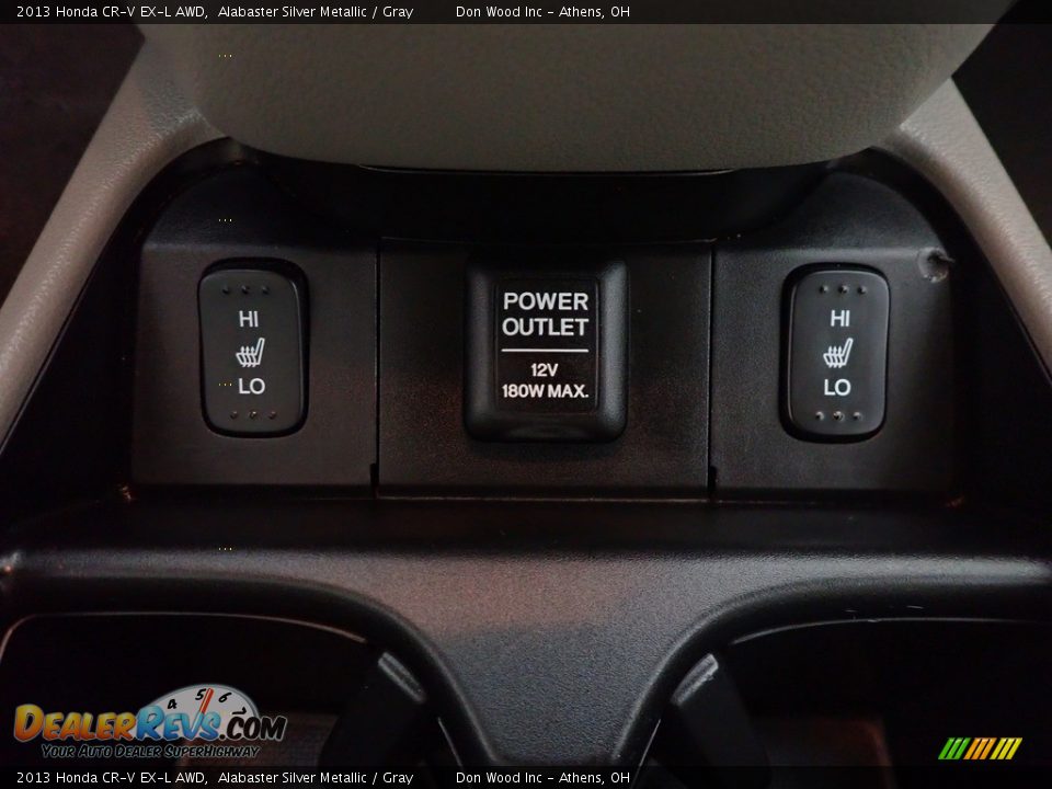 2013 Honda CR-V EX-L AWD Alabaster Silver Metallic / Gray Photo #3