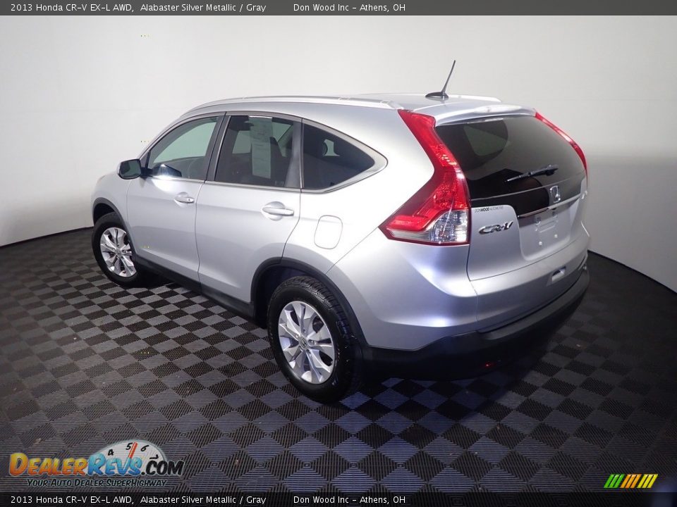 2013 Honda CR-V EX-L AWD Alabaster Silver Metallic / Gray Photo #14