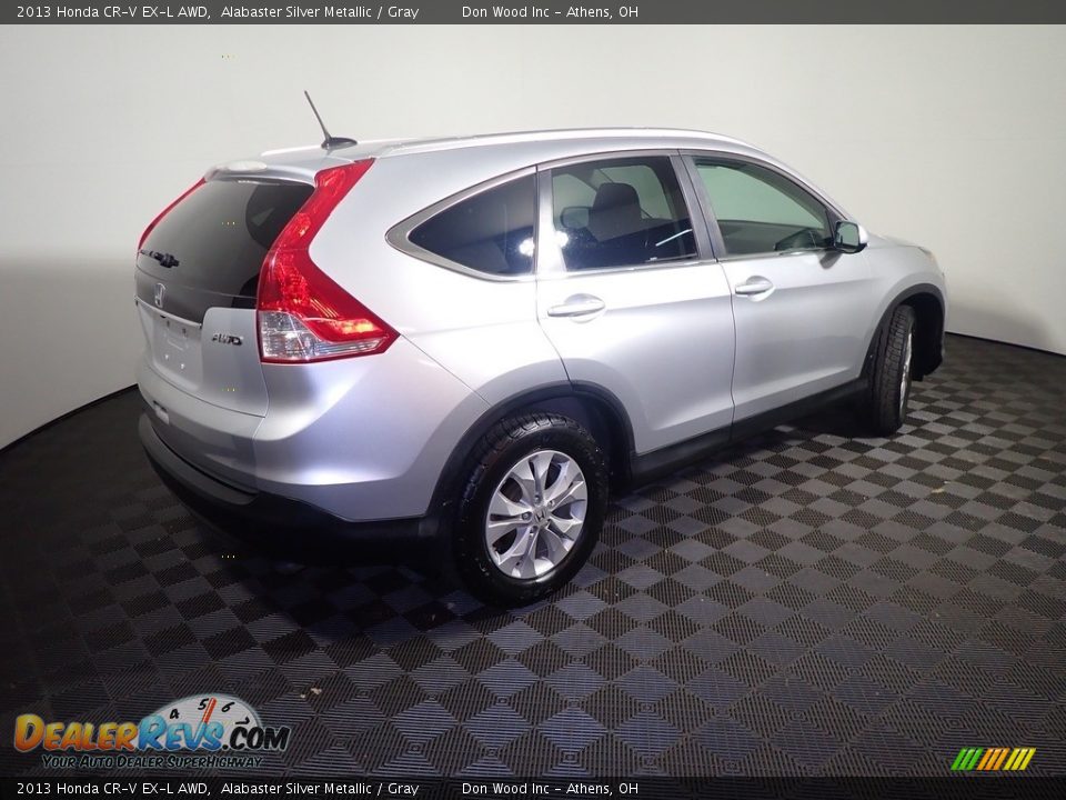2013 Honda CR-V EX-L AWD Alabaster Silver Metallic / Gray Photo #19