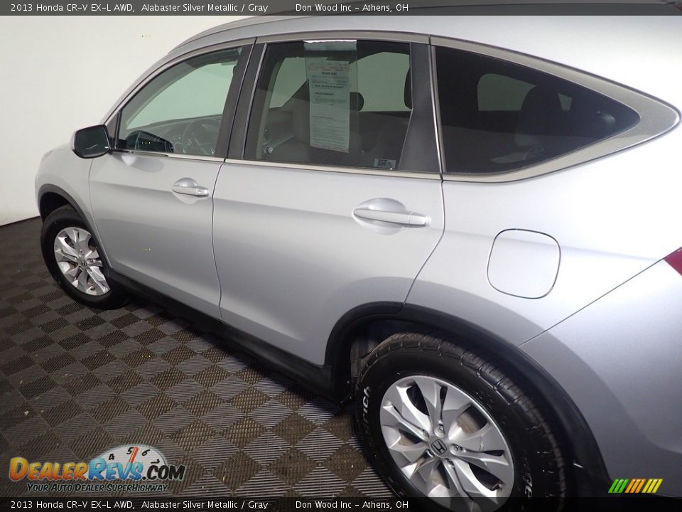 2013 Honda CR-V EX-L AWD Alabaster Silver Metallic / Gray Photo #20