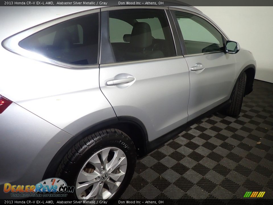 2013 Honda CR-V EX-L AWD Alabaster Silver Metallic / Gray Photo #21