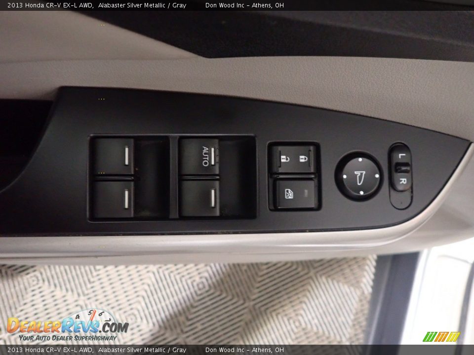 2013 Honda CR-V EX-L AWD Alabaster Silver Metallic / Gray Photo #23