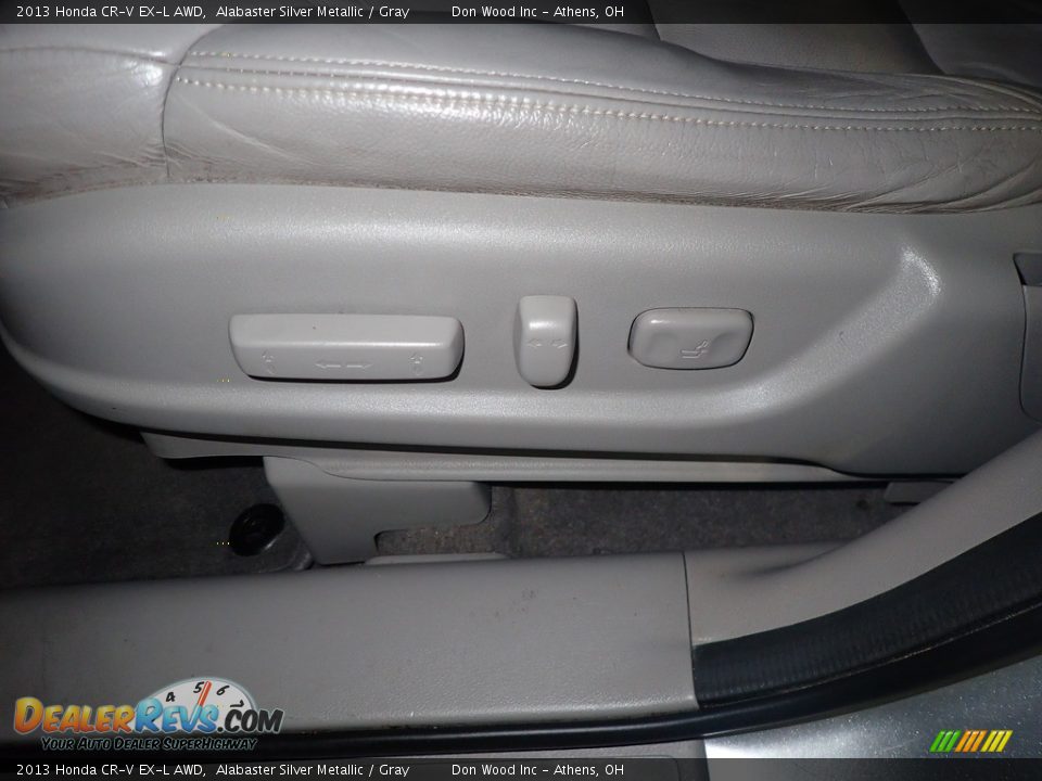 2013 Honda CR-V EX-L AWD Alabaster Silver Metallic / Gray Photo #25
