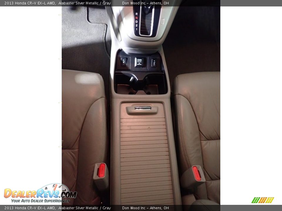 2013 Honda CR-V EX-L AWD Alabaster Silver Metallic / Gray Photo #34