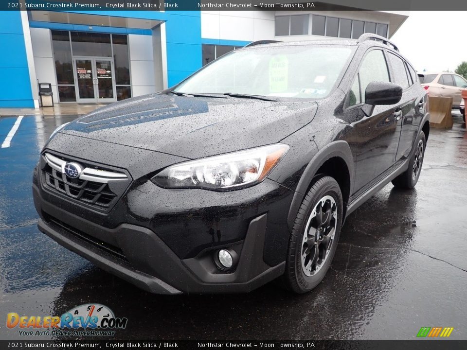 2021 Subaru Crosstrek Premium Crystal Black Silica / Black Photo #2