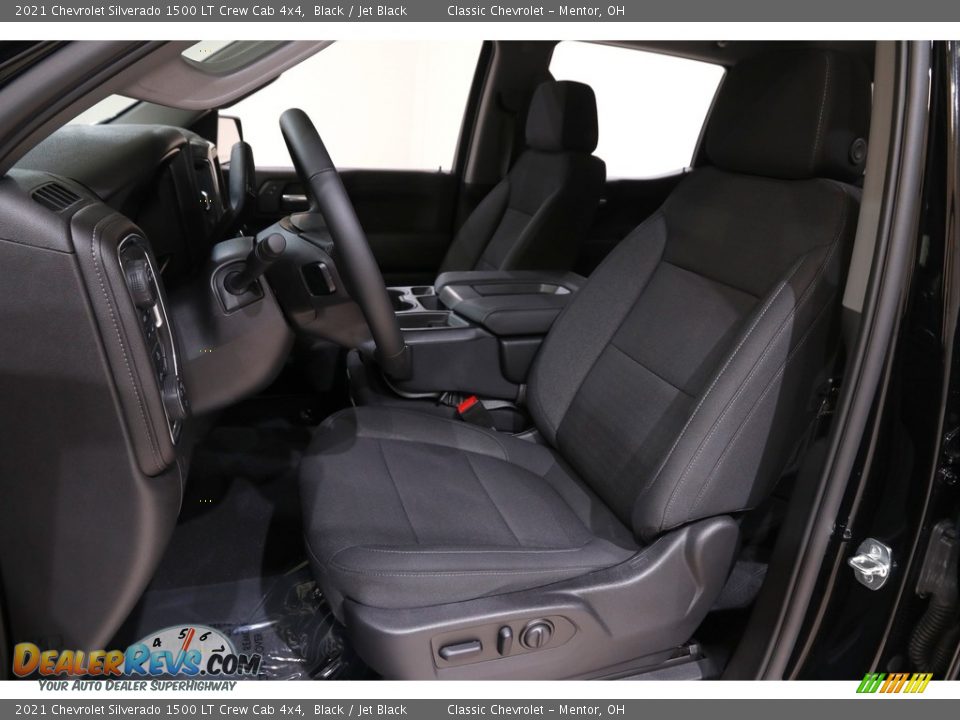 2021 Chevrolet Silverado 1500 LT Crew Cab 4x4 Black / Jet Black Photo #5