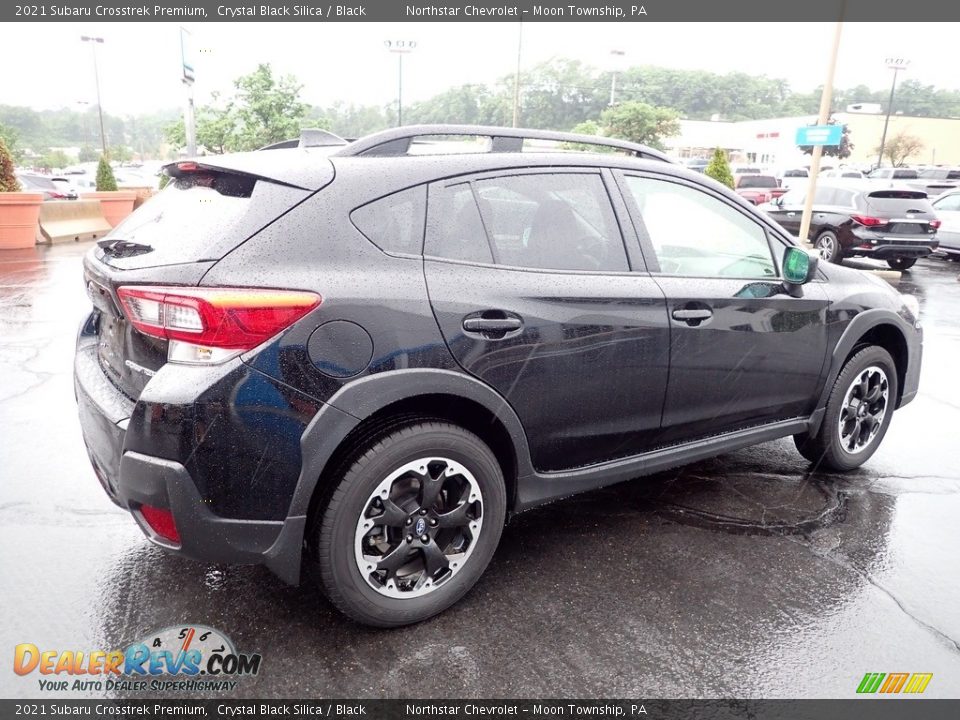 2021 Subaru Crosstrek Premium Crystal Black Silica / Black Photo #9