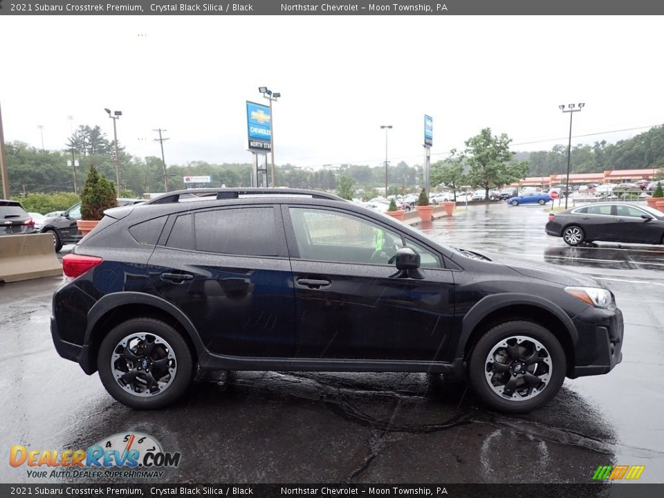 2021 Subaru Crosstrek Premium Crystal Black Silica / Black Photo #10