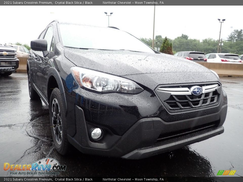 2021 Subaru Crosstrek Premium Crystal Black Silica / Black Photo #12