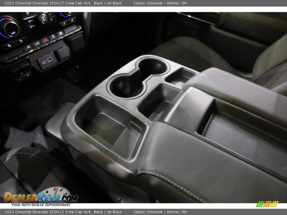 2021 Chevrolet Silverado 1500 LT Crew Cab 4x4 Black / Jet Black Photo #14