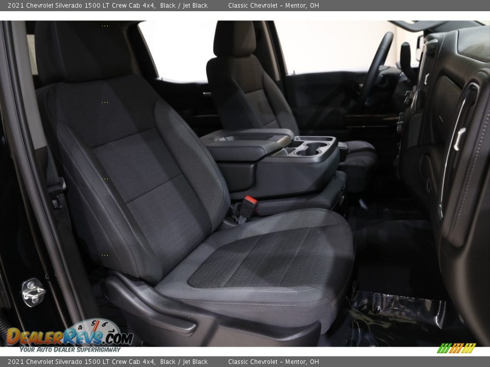 2021 Chevrolet Silverado 1500 LT Crew Cab 4x4 Black / Jet Black Photo #15