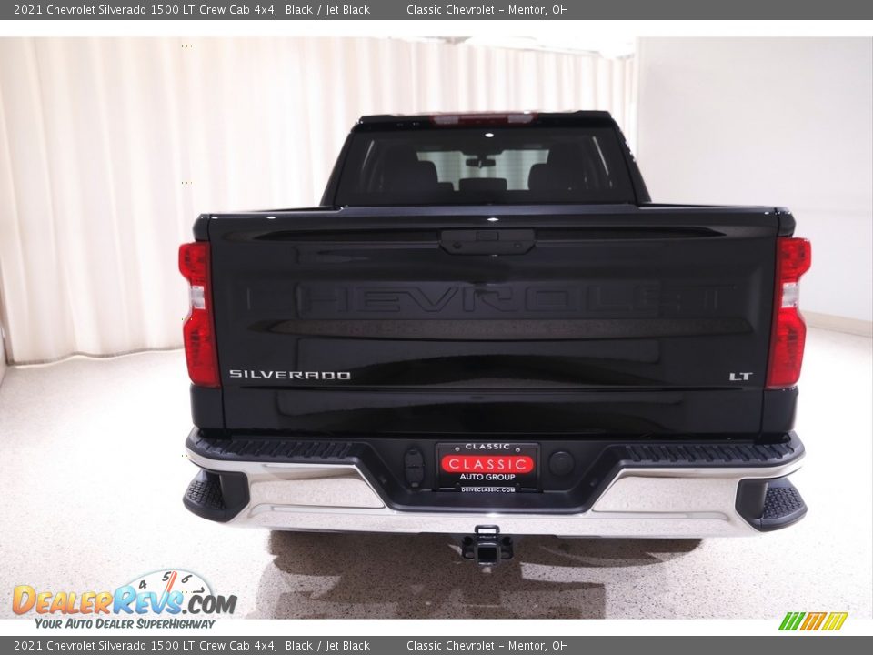 2021 Chevrolet Silverado 1500 LT Crew Cab 4x4 Black / Jet Black Photo #18