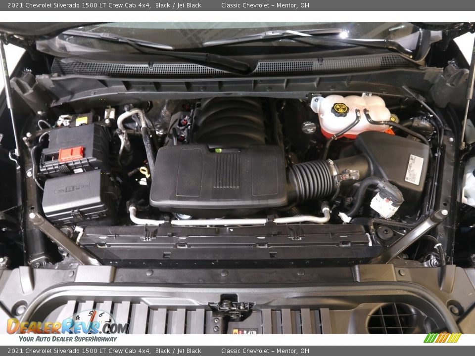 2021 Chevrolet Silverado 1500 LT Crew Cab 4x4 Black / Jet Black Photo #19