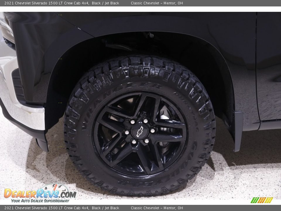 2021 Chevrolet Silverado 1500 LT Crew Cab 4x4 Black / Jet Black Photo #20