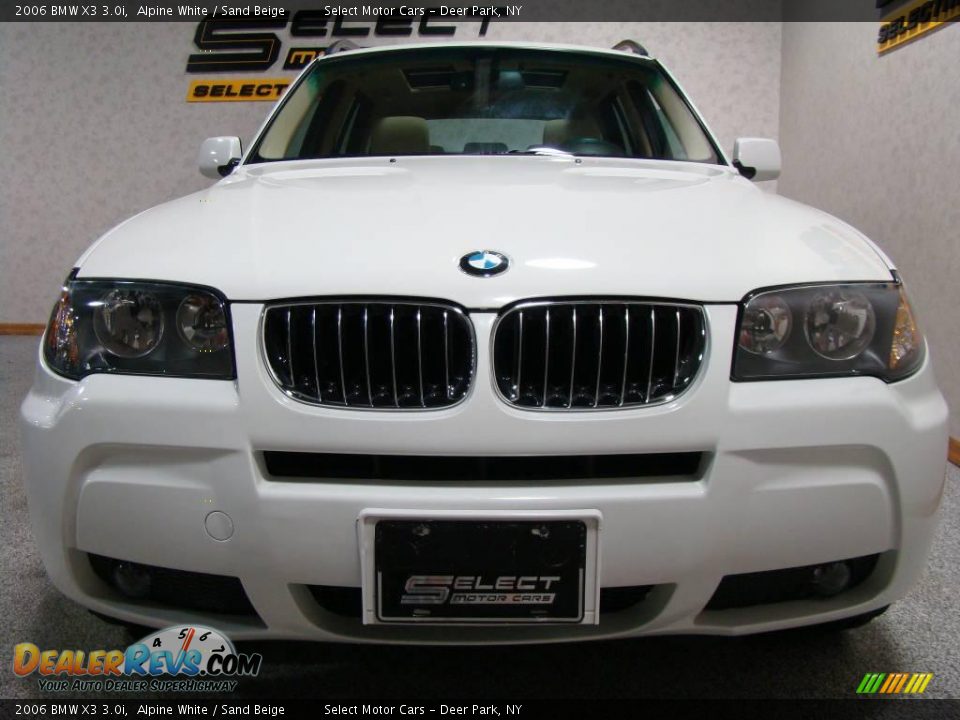 2006 BMW X3 3.0i Alpine White / Sand Beige Photo #2