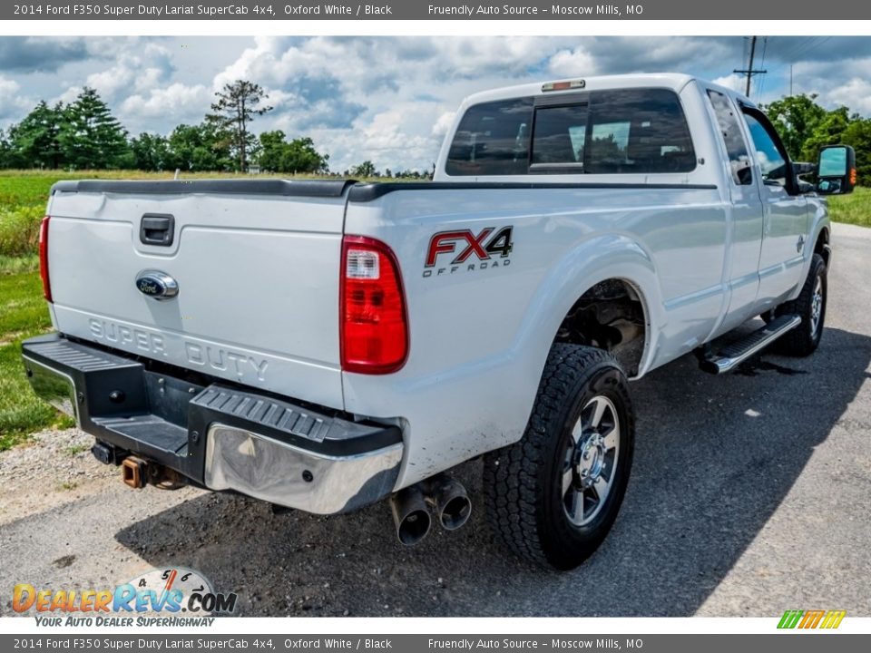 2014 Ford F350 Super Duty Lariat SuperCab 4x4 Oxford White / Black Photo #4