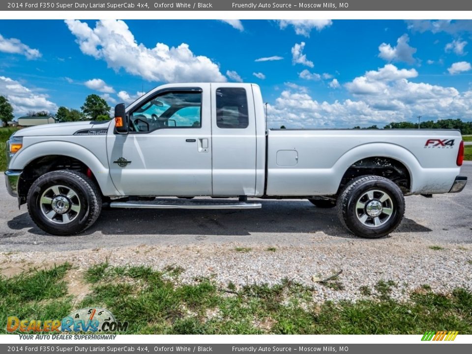 Oxford White 2014 Ford F350 Super Duty Lariat SuperCab 4x4 Photo #7