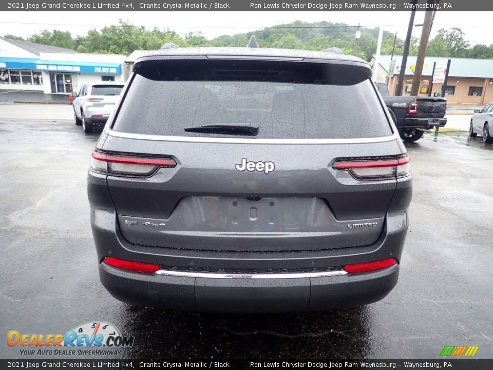 2021 Jeep Grand Cherokee L Limited 4x4 Granite Crystal Metallic / Black Photo #4