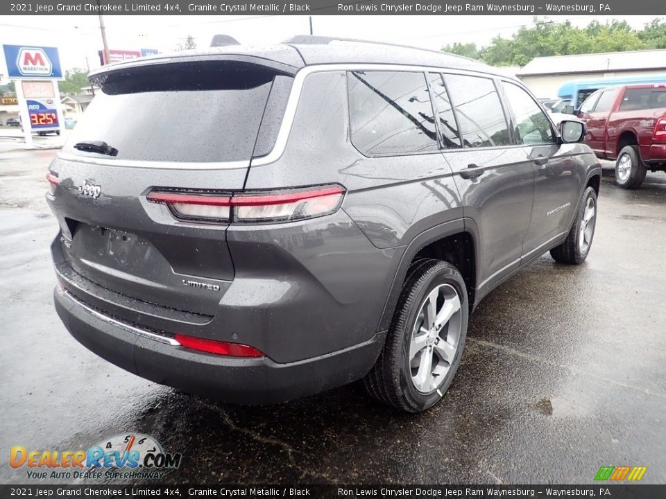 2021 Jeep Grand Cherokee L Limited 4x4 Granite Crystal Metallic / Black Photo #5