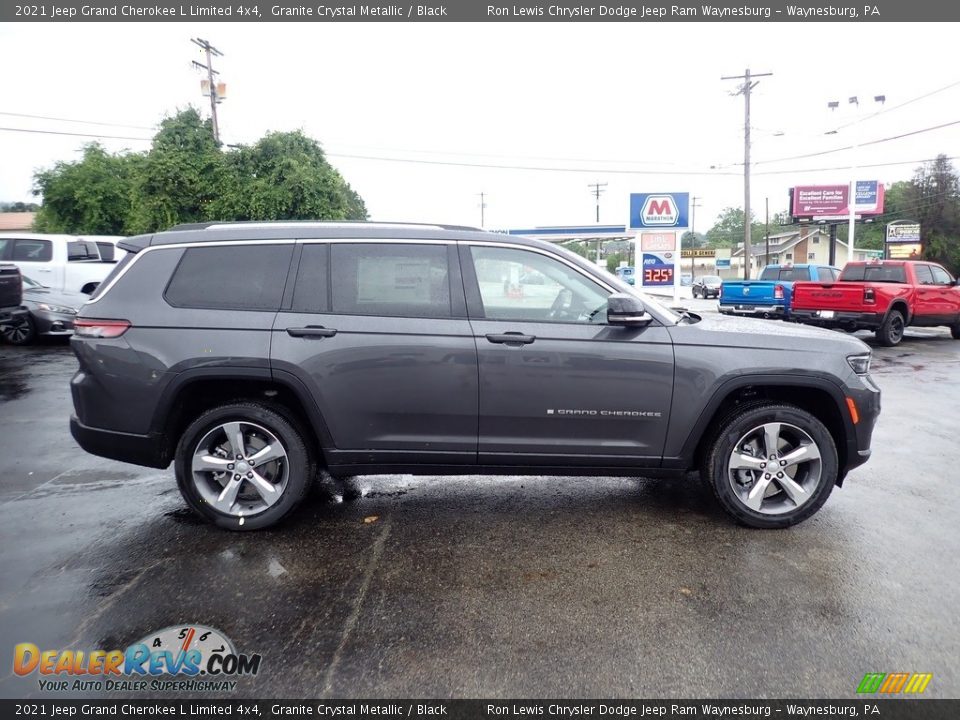2021 Jeep Grand Cherokee L Limited 4x4 Granite Crystal Metallic / Black Photo #6