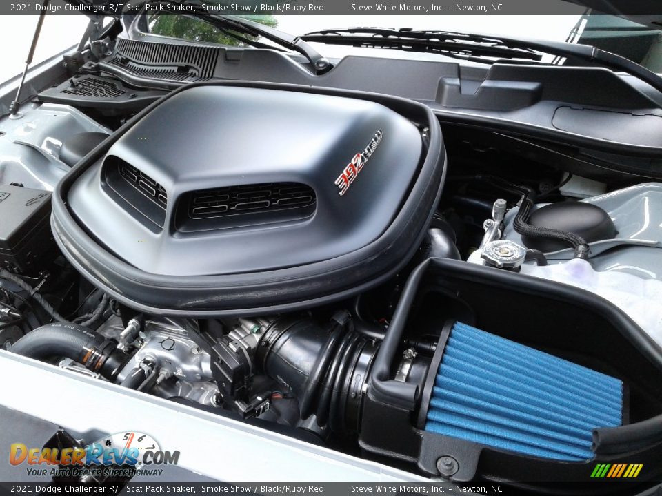 2021 Dodge Challenger R/T Scat Pack Shaker 392 SRT 6.4 Liter HEMI OHV-16 Valve VVT MDS V8 Engine Photo #9