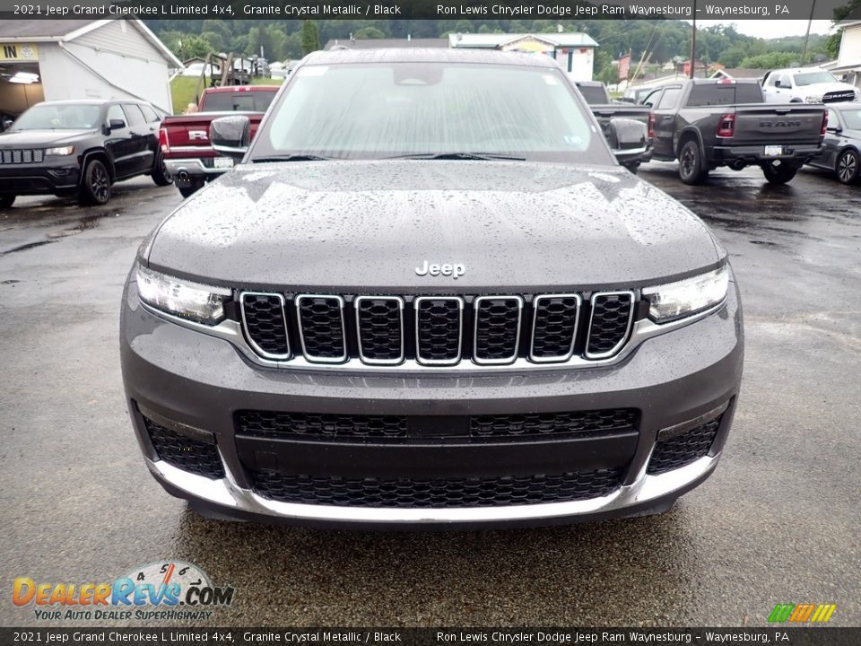 2021 Jeep Grand Cherokee L Limited 4x4 Granite Crystal Metallic / Black Photo #8