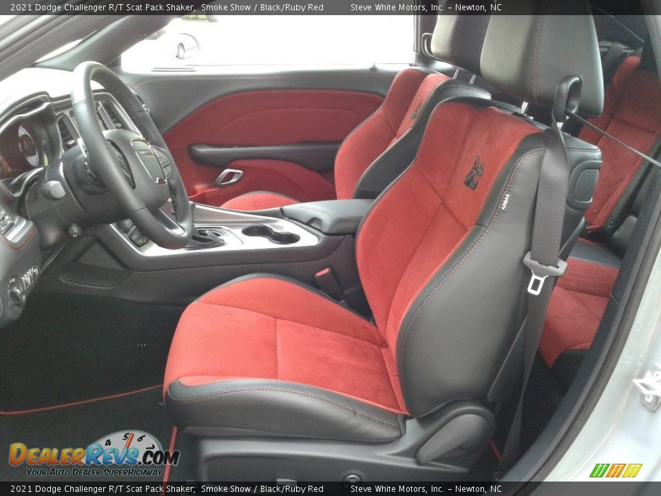 Black/Ruby Red Interior - 2021 Dodge Challenger R/T Scat Pack Shaker Photo #10