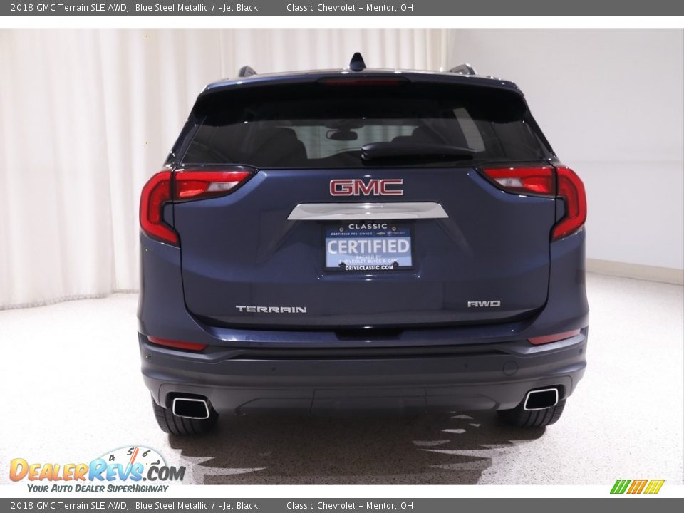 2018 GMC Terrain SLE AWD Blue Steel Metallic / ­Jet Black Photo #17