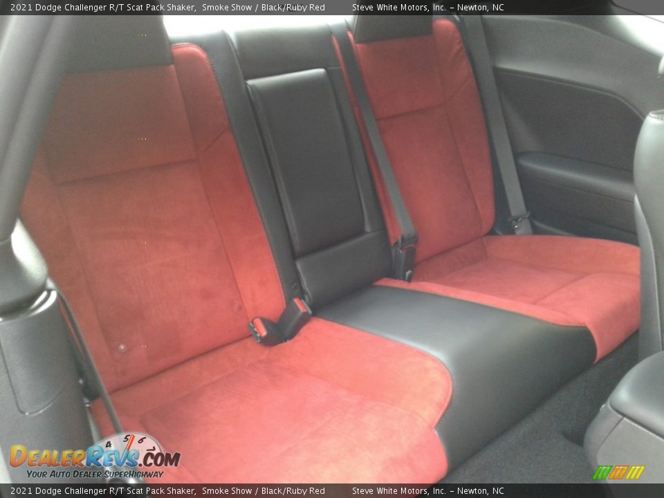 Rear Seat of 2021 Dodge Challenger R/T Scat Pack Shaker Photo #14