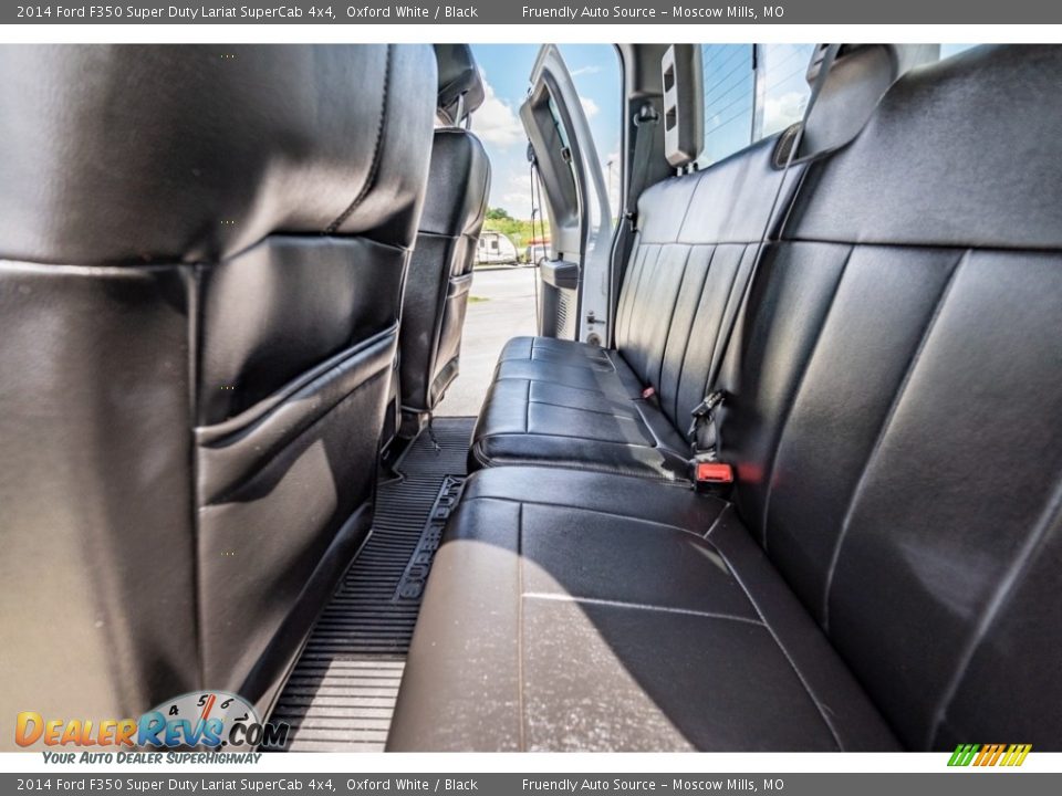 Rear Seat of 2014 Ford F350 Super Duty Lariat SuperCab 4x4 Photo #23