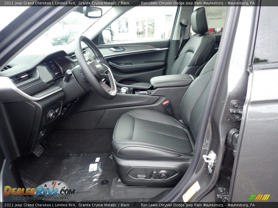 2021 Jeep Grand Cherokee L Limited 4x4 Granite Crystal Metallic / Black Photo #15