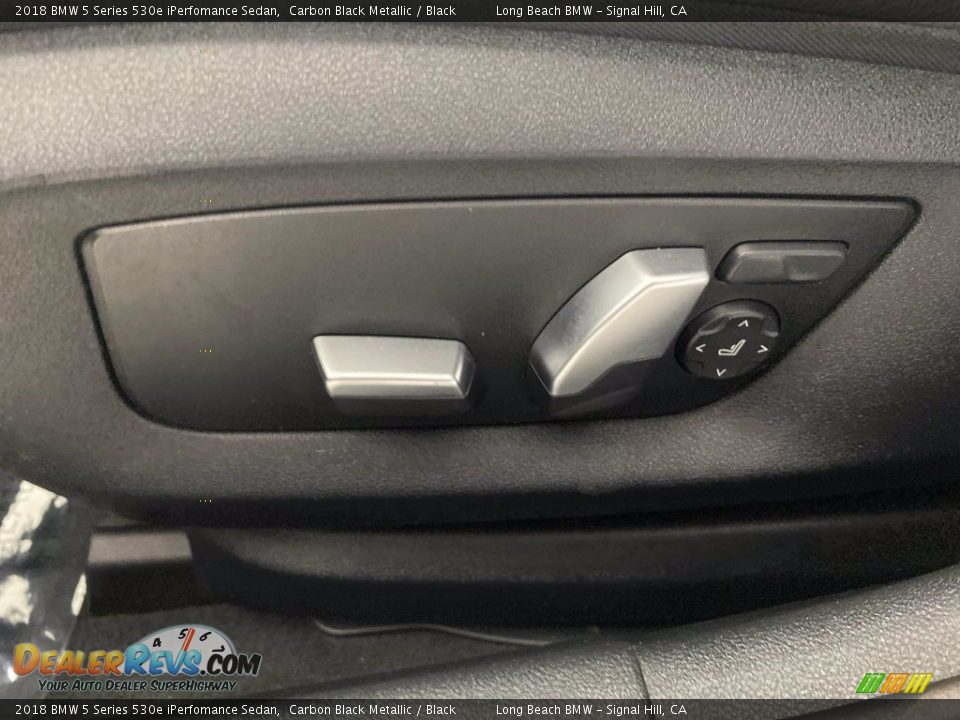 2018 BMW 5 Series 530e iPerfomance Sedan Carbon Black Metallic / Black Photo #15