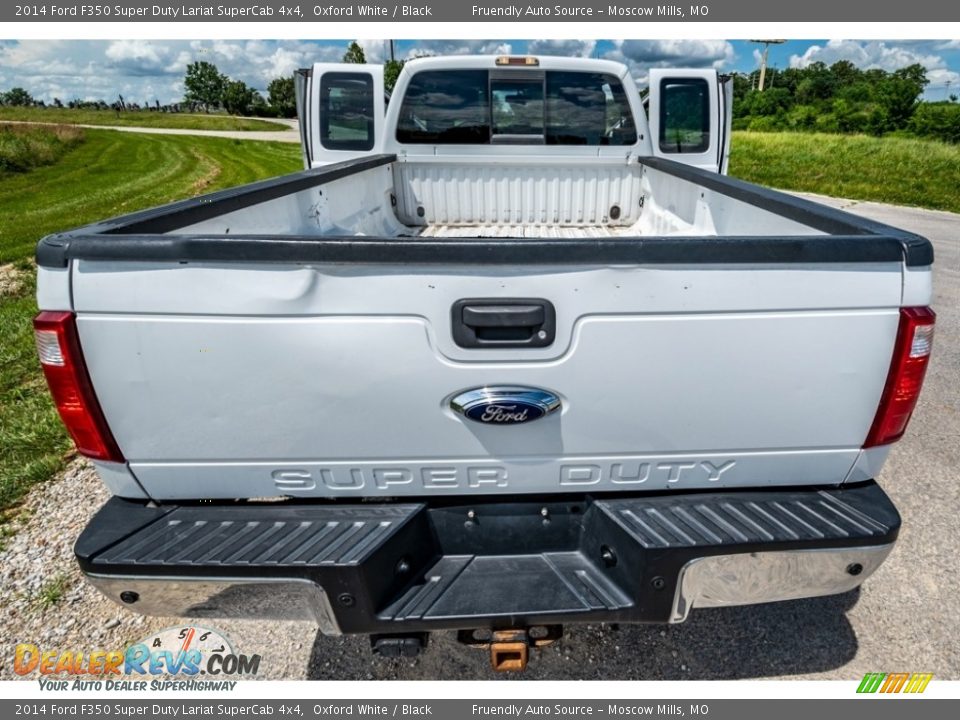 2014 Ford F350 Super Duty Lariat SuperCab 4x4 Oxford White / Black Photo #25