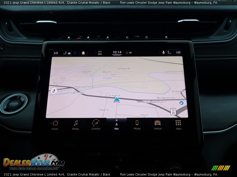 2021 Jeep Grand Cherokee L Limited 4x4 Granite Crystal Metallic / Black Photo #19