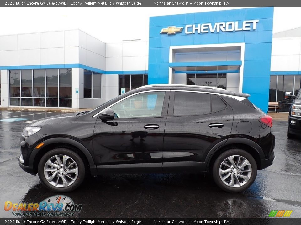 2020 Buick Encore GX Select AWD Ebony Twilight Metallic / Whisper Beige Photo #3