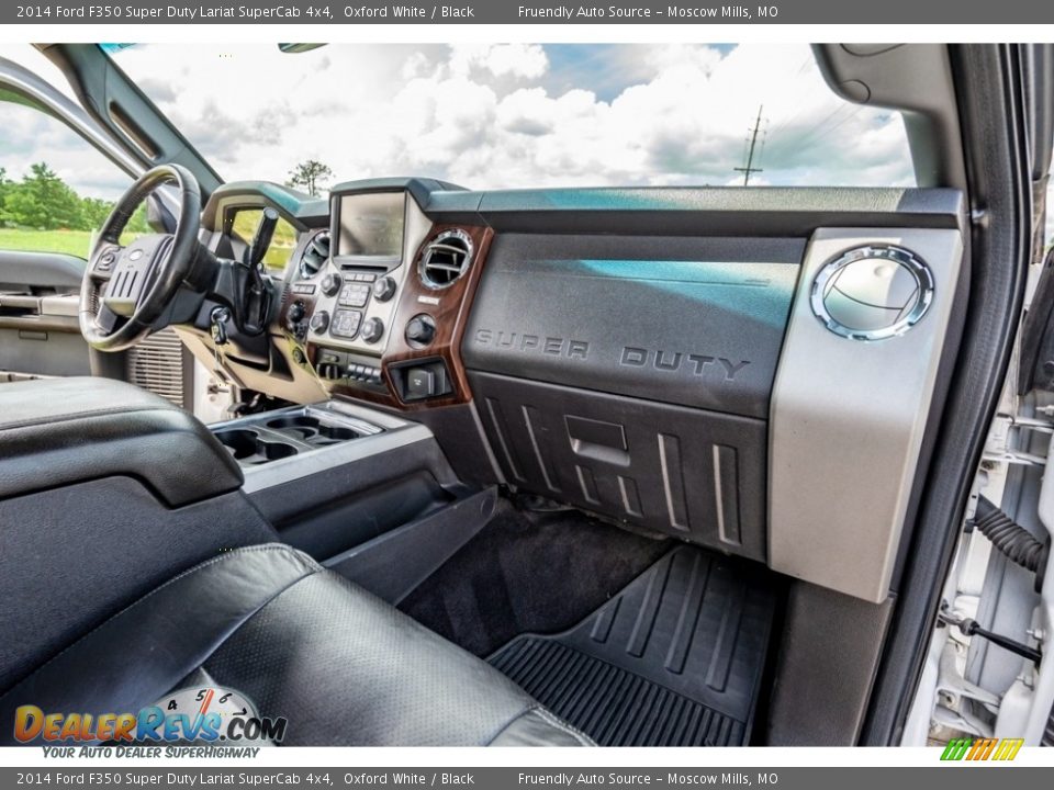 2014 Ford F350 Super Duty Lariat SuperCab 4x4 Oxford White / Black Photo #30